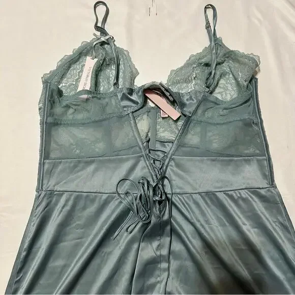 Victorias Secret Satin Corset Slip - Picture 5 of 8